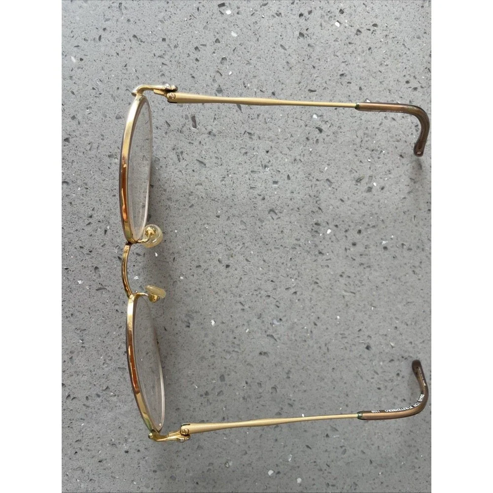 Diane Von Furstenberg 1559 GPK Eyeglasses Frames ONLY Gold 48-19-130 Half rim